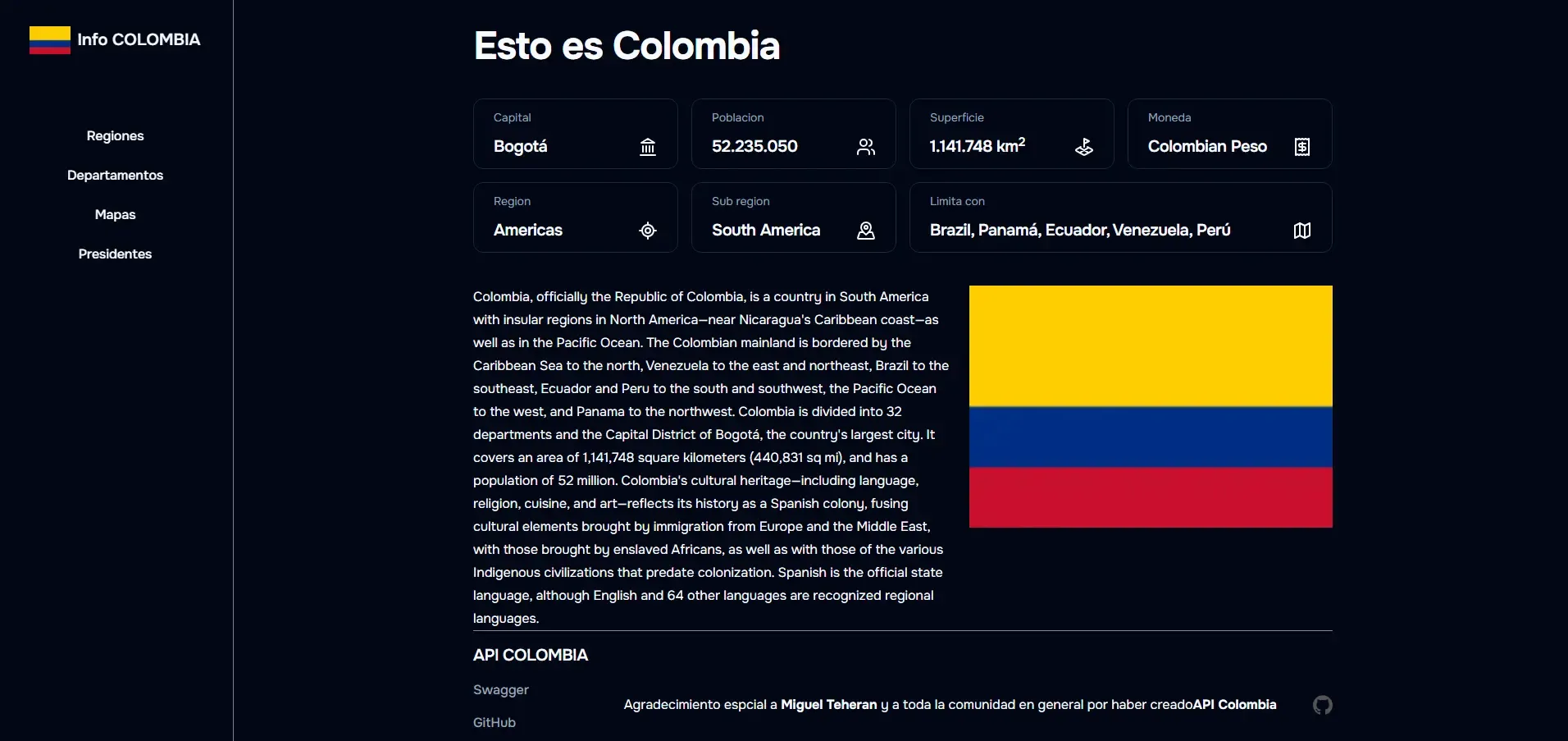 Captura de Info Colombia